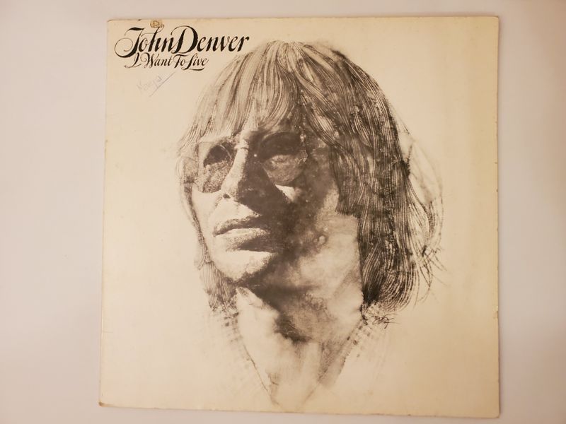 John Denver I Want To Live vinyl record